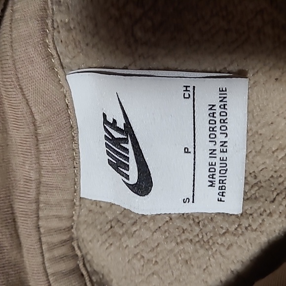 Tan Nike hoodie sweatshirt, size small - Picture 4 of 5